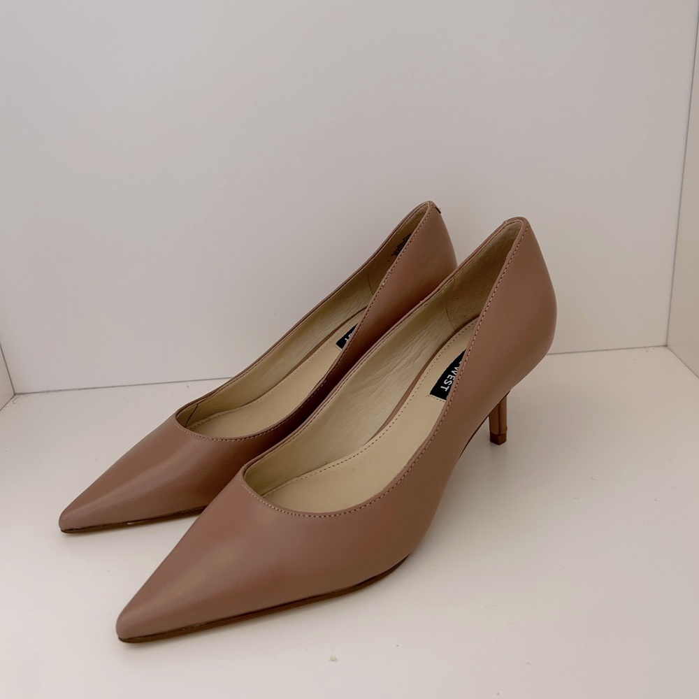 Nine West Leather Nude Pumps Woman